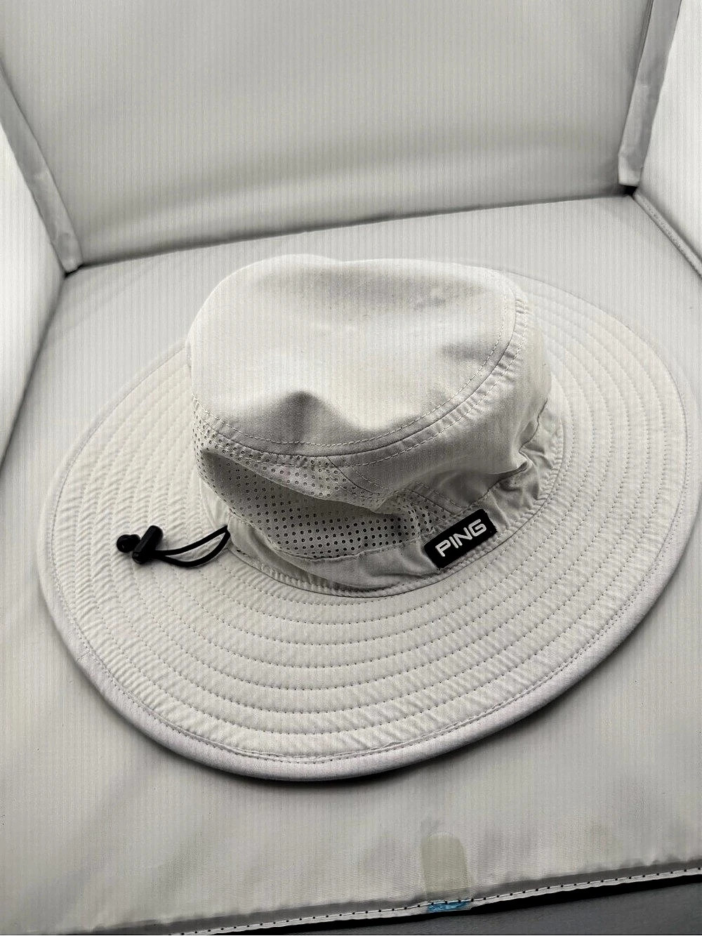 PING SensorCool Sun Bucket Hat White & Gray